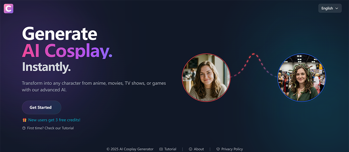 AI Cosplay Generator - Transform Photos into Anime Characters